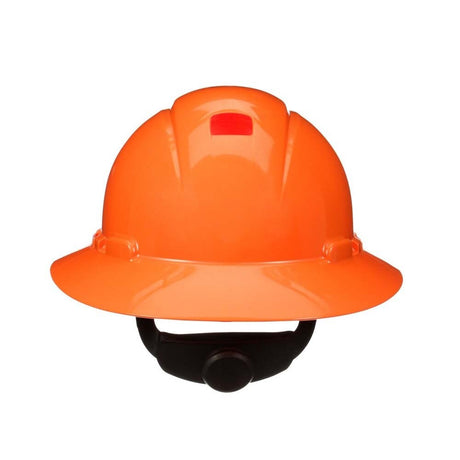 3M H-806SFR-UV SecureFit Full Brim Hard Hat, Orange, Non-Vented with Uvicator and 4-Point Ratchet Suspension (7100239992)  - (20Pack) - 2