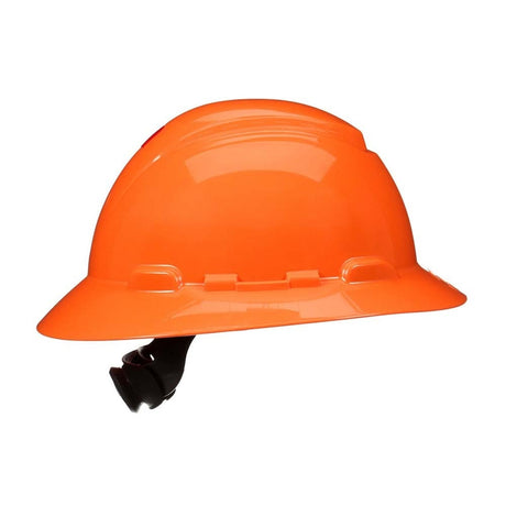 3M H-806SFR-UV SecureFit Full Brim Hard Hat, Orange, Non-Vented with Uvicator and 4-Point Ratchet Suspension (7100239992) - 5