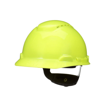3M H-709SFV-UV SecureFit Vented Cap Style Hard Hat, Hi-Vis Yellow, Uvicator Sensor, 4-Point Ratchet Suspension, ANSI Z89.1 (7100239995)  - (20Pack)