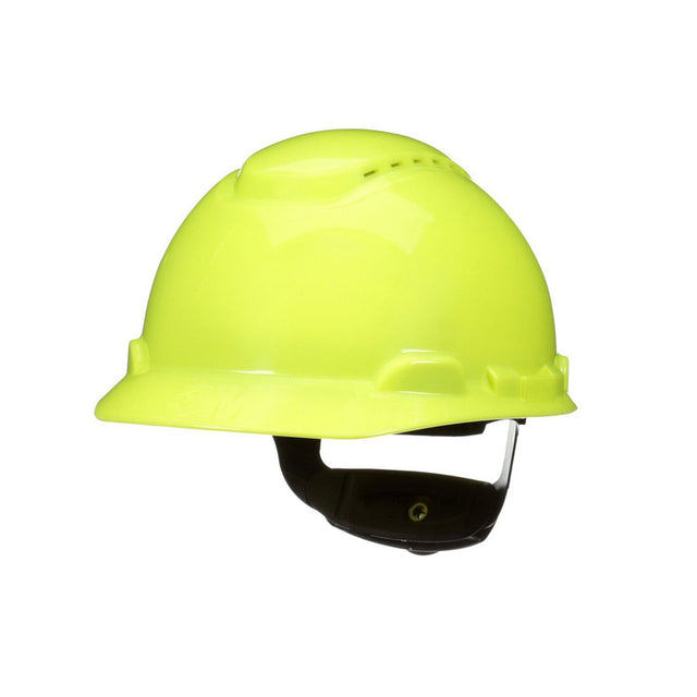 3M H-709SFV-UV SecureFit Vented Cap Style Hard Hat, Hi-Vis Yellow, Uvicator Sensor, 4-Point Ratchet Suspension, ANSI Z89.1 (7100239995)  - (20Pack)