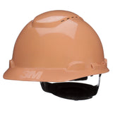 3M H-711SFV-UV SecureFit Vented Cap Style Hard Hat, Tan, 4-Point Ratchet Suspension, Uvicator Sensor, ANSI Z89.1 (7100239997)  - (20Pack)