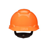 3M H-706SFR-UV SecureFit Orange Non-Vented Cap Style Safety Helmet with Uvicator Sensor, 4-Point Ratchet Pressure Diffusion Suspension, HDPE, ANSI Z89.1 (7100239998)  - (20 Pack) - 3