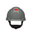 3M H-708SFR-UV SecureFit Non-Vented Cap Style Hard Hat, Gray, Uvicator Sensor, 4-Point Ratchet Suspension, ANSI Z89.1 (7100240000)  - (20 Pack)