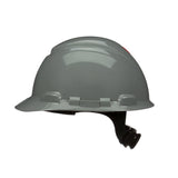 3M H-708SFR-UV SecureFit Non-Vented Cap Style Hard Hat, Gray, Uvicator Sensor, 4-Point Ratchet Suspension, ANSI Z89.1 (7100240000)  - (20 Pack) - 2