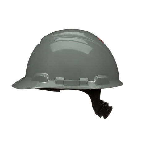 3M H-708SFR-UV SecureFit Non-Vented Cap Style Hard Hat, Gray, Uvicator Sensor, 4-Point Ratchet Suspension, ANSI Z89.1 (7100240000)  - (20 Pack) - 2