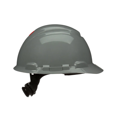 3M H-708SFR-UV SecureFit Non-Vented Cap Style Hard Hat, Gray, Uvicator Sensor, 4-Point Ratchet Suspension, ANSI Z89.1 (7100240000)  - (20 Pack) - 3
