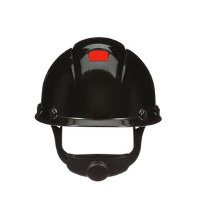 3M H-712SFR-UV SecureFit Black Non-Vented Cap Style Safety Helmet with Uvicator Sensor, 4-Point Pressure Diffusion Ratchet Suspension, ANSI Z89.1 (H-712SFR-UV) (7100240001)  - (20Pack)