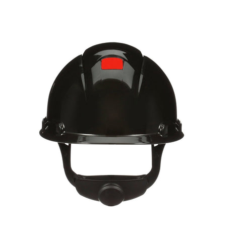 3M H-712SFR-UV SecureFit Black Non-Vented Cap Style Safety Helmet with Uvicator Sensor, 4-Point Pressure Diffusion Ratchet Suspension, ANSI Z89.1 (H-712SFR-UV) (7100240001)  - (20Pack)