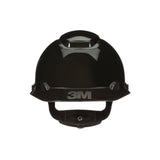 3M H-712SFR-UV SecureFit Black Non-Vented Cap Style Safety Helmet with Uvicator Sensor, 4-Point Pressure Diffusion Ratchet Suspension, ANSI Z89.1 (H-712SFR-UV) (7100240001)  - (20Pack) - 2