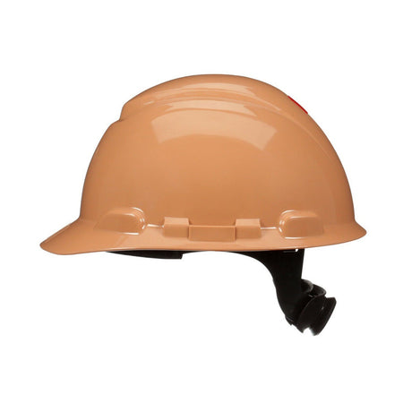 3M H-711SFR-UV SecureFit Tan Cap Style Hard Hat, Non-Vented, Uvicator Sensor, 4-Point Ratchet, ANSI Z89.1 (7100240006)  - (20 Pack) - 3