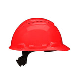 3M H-705SFV-UV SecureFit Hard Hat, Red, Vented Cap with Uvicator Sensor, 4-Point Ratchet Suspension, ANSI Z89.1 (7100240007)  - (20 Pack) - 2