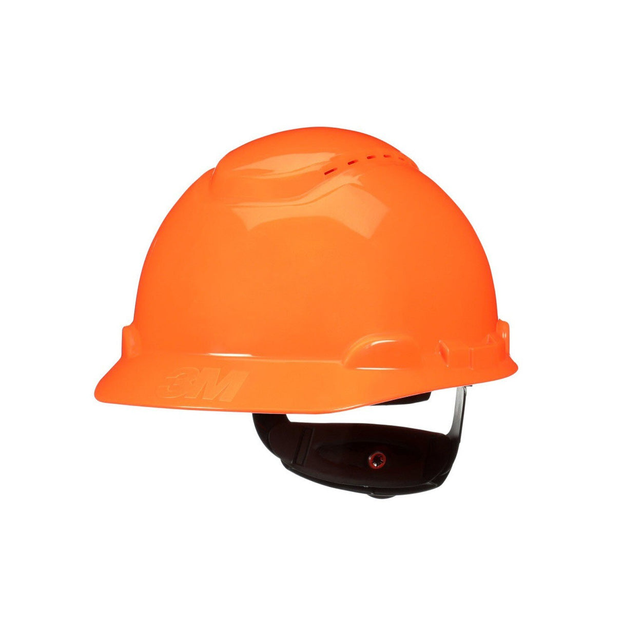 3M H-707SFV-UV SecureFit Hard Hat, Hi-Vis Orange, Vented Cap Style, UVicator Sensor, 4-Point Ratchet Suspension, ANSI Z89.1, Medium (7100240009)  - (20 Pack)