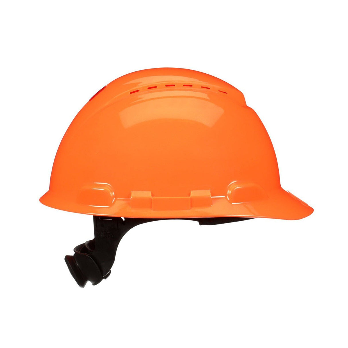 3M H-707SFV-UV SecureFit Hard Hat, Hi-Vis Orange, Vented Cap Style, UVicator Sensor, 4-Point Ratchet Suspension, ANSI Z89.1, Medium (7100240009)  - (20 Pack) - 3