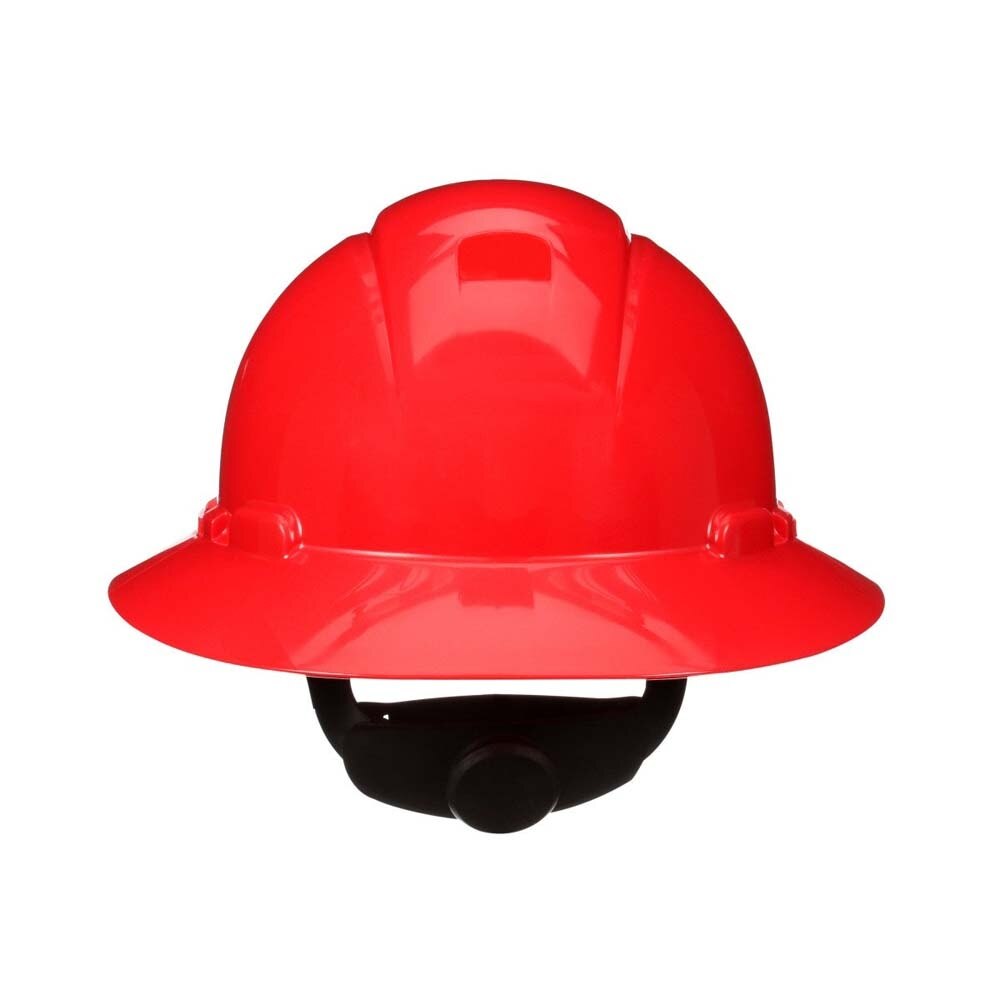 3M H-805SFR-UV SecureFit Full Brim Hard Hat, Red, Non-Vented with Uvicator Sensor and 4-Point Ratchet Suspension (7100240013)  - (20Pack) - 2