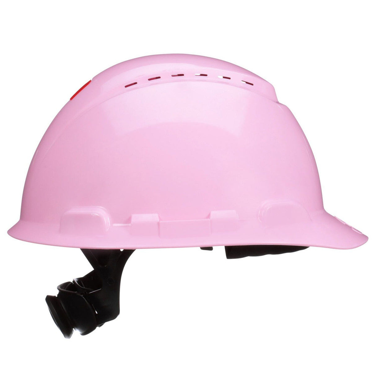 3M H-713SFV-UV SecureFit Cap Style Hard Hat, Pink, Vented, Uvicator Sensor, 4-Point Ratchet Suspension, ANSI Z89.1, Medium (7100240026)  - (20 Pack) - 2