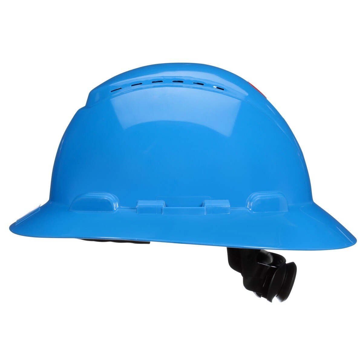 3M H-803SFV-UV SecureFit Full Brim Hard Hat, Blue, Vented, 4-Point Pressure Diffusion Ratchet Suspension, UVicator (7100240031)  - (20 Pack) - 2