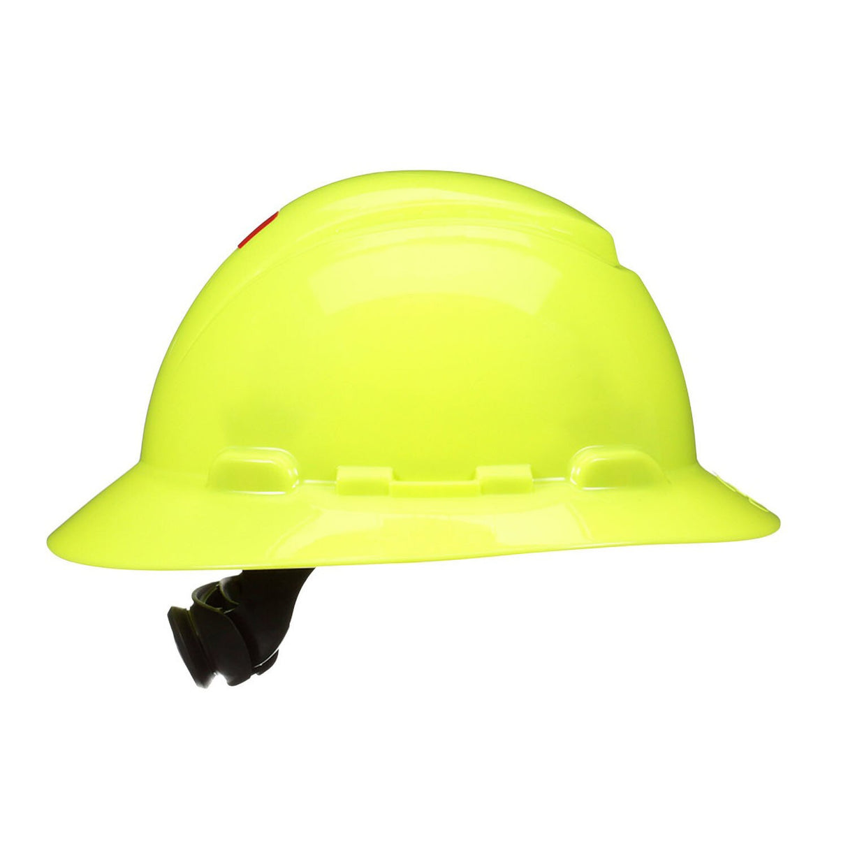 3M 7100240034 SecureFit Full Brim Hard Hat, Hi-Vis Yellow, Non-Vented, 4-Point Pressure Diffusion Ratchet Suspension with UVicator (H-809SFR-UV) (7100240034)  - (20Pack) - 4