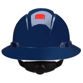 3M SecureFit Full Brim Hard Hat, Navy Blue, Non-Vented, UVicator Sensor, 4-Point Pressure Diffusion Ratchet Suspension, ANSI Z89.1 (H-810SFR-UV) (7100240037)  - (20Pack)