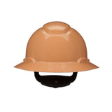 3M H-811SFR-UV SecureFit non-vented full brim safety helmet with Uvicator sensor and 4-point ratchet suspension (Tan) (7100240038) - 2