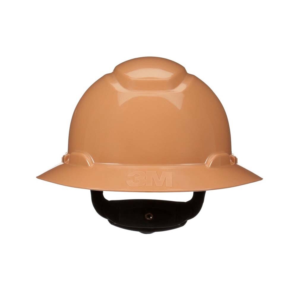 3M H-811SFR-UV SecureFit non-vented full brim safety helmet with Uvicator sensor and 4-point ratchet suspension (Tan) (7100240038)  - (20Pack) - 2