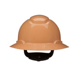 3M H-811SFR-UV SecureFit non-vented full brim safety helmet with Uvicator sensor and 4-point ratchet suspension (Tan) (7100240038)  - (20Pack) - 2