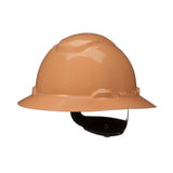 3M H-811SFR-UV SecureFit non-vented full brim safety helmet with Uvicator sensor and 4-point ratchet suspension (Tan) (7100240038)  - (20Pack) - 3