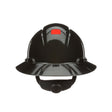 3M SecureFit Full Brim Hard Hat, Black, 4-Point Pressure Diffusion Ratchet Suspension, with Uvicator (H-812SFR-UV) (7100240039)  - (20Pack)