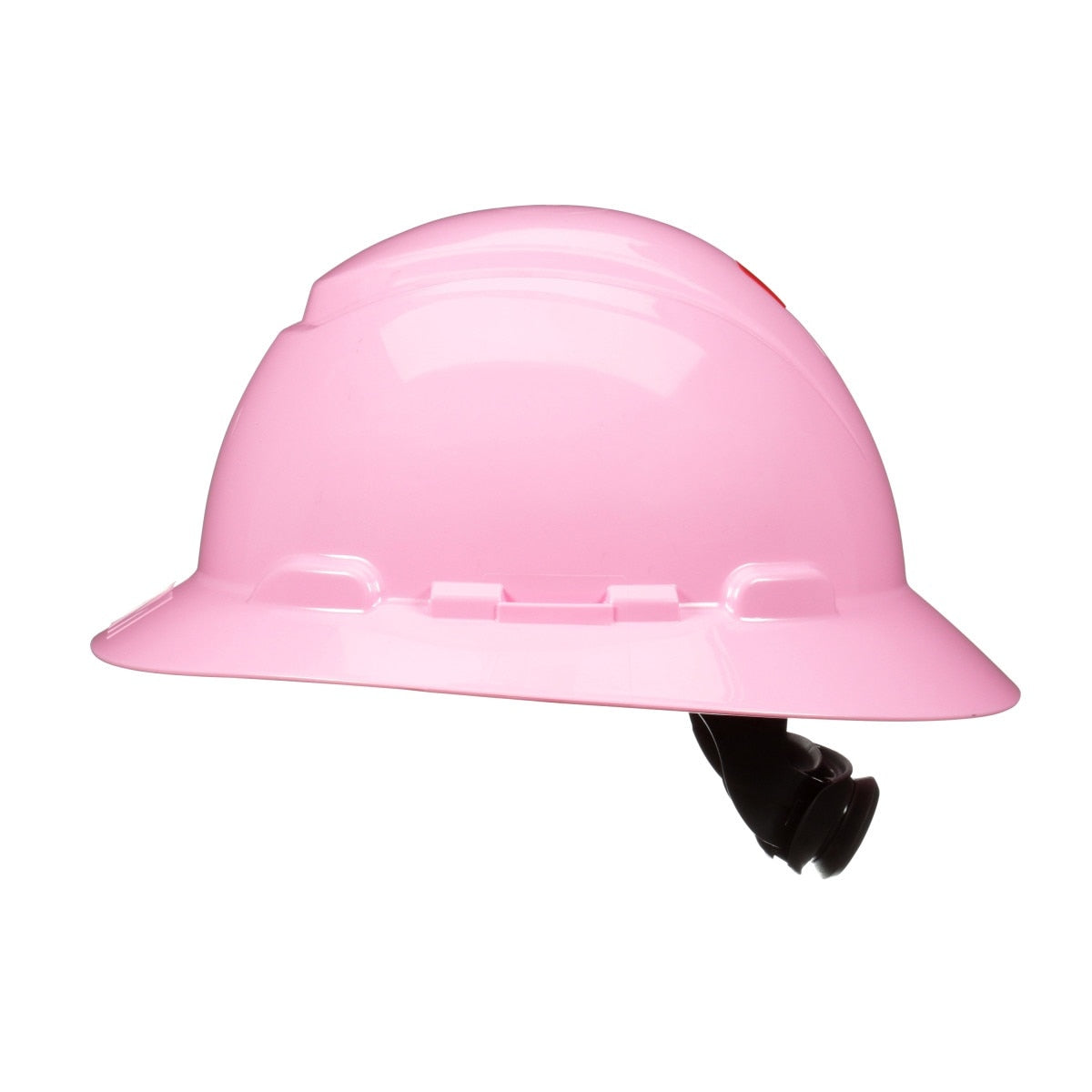3M SecureFit Full Brim Hard Hat, Pink, Non-Vented, 4-Point Pressure Diffusion Ratchet Suspension, Uvicator (H-813SFR-UV) (7100240041)  - (20Pack) - 5