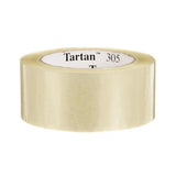 3M 305 Box Sealing Tape, Clear, Light Duty, Acrylic, 1-7/8 in x 109.36 yd (7100241143) (36 Pack) - 2