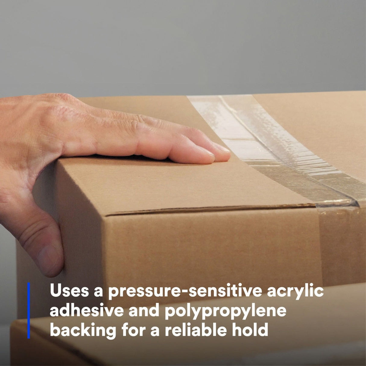3M 305 Box Sealing Tape, Clear, Light Duty, Acrylic, 1-7/8 in x 109.36 yd (7100241143) (36 Pack) - 5