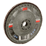 3M 769F Flap Disc, T29 Quick Change, Precision Shaped Ceramic, 120+, Purple, 4-1/2 in x 5/8 in-11 (7100242990)  - (10Pack) - 3