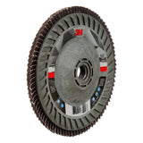 3M 769F Flap Disc , Type 29, 80+ Grit, 5 in x 5/8-11 Thread, Precision-Shaped Ceramic Grain for Grinding and Finishing on Carbon and Stainless Steel (7100242992)  - (10Pack) - 4