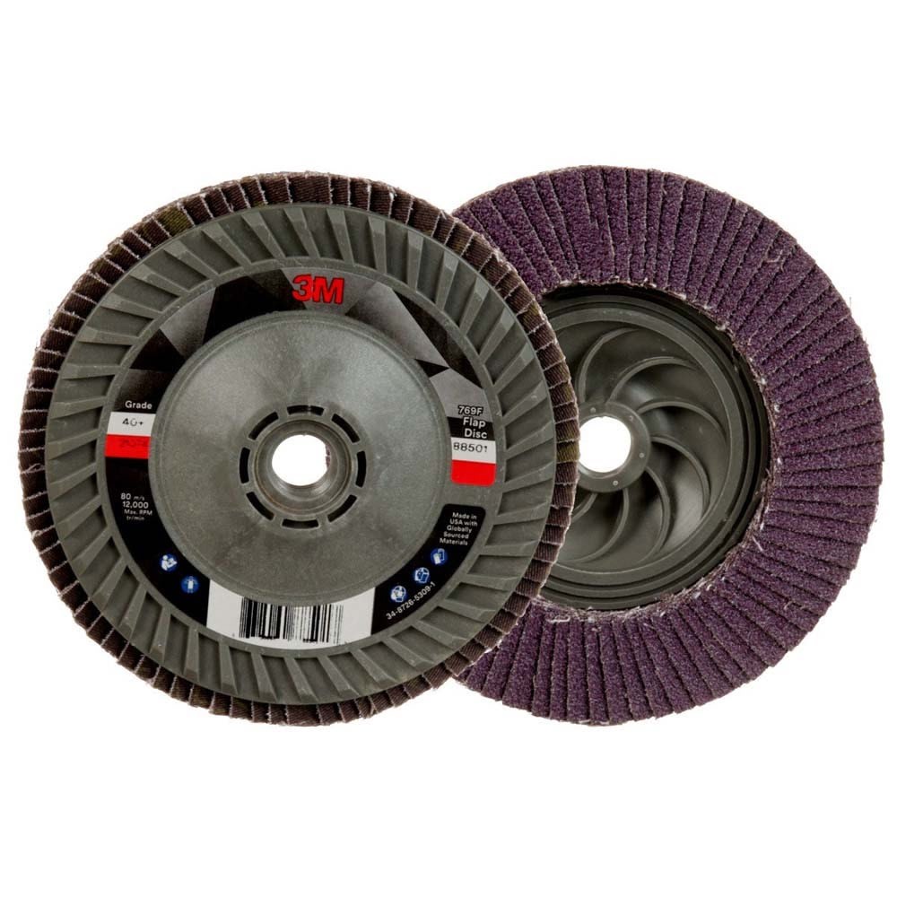3M 769F Flap Disc , 40+, T29 Quick Change, 5 in x 5/8 in-11 (7100243779) - 5