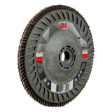 3M 769F Flap Disc, T27 Quick Change, Threaded 5 in x 5/8 in-11, Precision Shaped Ceramic, 120+, Purple (7100243781)  - (10 Pack) - 3