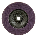 3M 769F Flap Disc, T27 Quick Change, Threaded 5 in x 5/8 in-11, Precision Shaped Ceramic, 120+, Purple (7100243781)  - (10 Pack) - 5