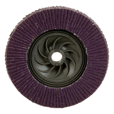 3M 769F Flap Disc, T27 Quick Change, 80+, Purple, 5 in x 5/8 in-11 (7100243782)  - (250Pack) - 3