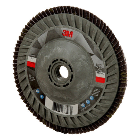 3M 769F Flap Disc, T27 Quick Change, 80+, Purple, 5 in x 5/8 in-11 (7100243782)  - (250Pack) - 5