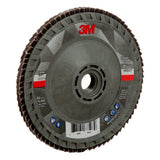 3M 769F Flap Disc, T29 Quick Change, 80+, 4-1/2 in x 5/8 in-11, Precision Shaped Ceramic, Purple (7100243873)  - (10Pack) - 3