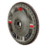 3M 769F Flap Disc, T27 Quick Change, 120 Plus, Purple, 4-1/2 in x 5/8 in-11 (7100243875)  - (10Pack) - 4