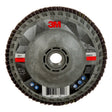 3M 769F Flap Disc T27 Quick Change 60 Plus Precision Shaped Ceramic Purple 4-1/2 in x 5/8 in-11 (7100243877)  - (10 Pack)