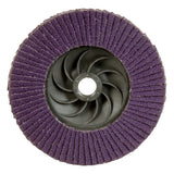 3M 769F Flap Disc T27 Quick Change 60 Plus Precision Shaped Ceramic Purple 4-1/2 in x 5/8 in-11 (7100243877)  - (10 Pack) - 3