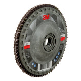 3M 769F Flap Disc T27 Quick Change 60 Plus Precision Shaped Ceramic Purple 4-1/2 in x 5/8 in-11 (7100243877)  - (10 Pack) - 4