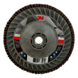 3M 769F Flap Disc Type 27 Quick Change 40+ Ceramic Precision-Shaped Grain for Grinding and Finishing on Carbon and Stainless Steel (5 in x 5/8-11) (7100243883)  - (10Pack)