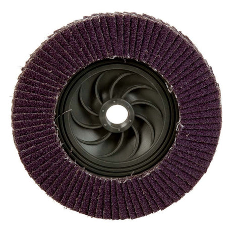 3M 769F Flap Disc Type 27 Quick Change 40+ Ceramic Precision-Shaped Grain for Grinding and Finishing on Carbon and Stainless Steel (5 in x 5/8-11) (7100243883)  - (10Pack) - 3