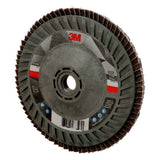 3M 769F Flap Disc Type 27 Quick Change 40+ Ceramic Precision-Shaped Grain for Grinding and Finishing on Carbon and Stainless Steel (5 in x 5/8-11) (7100243883)  - (10Pack) - 5