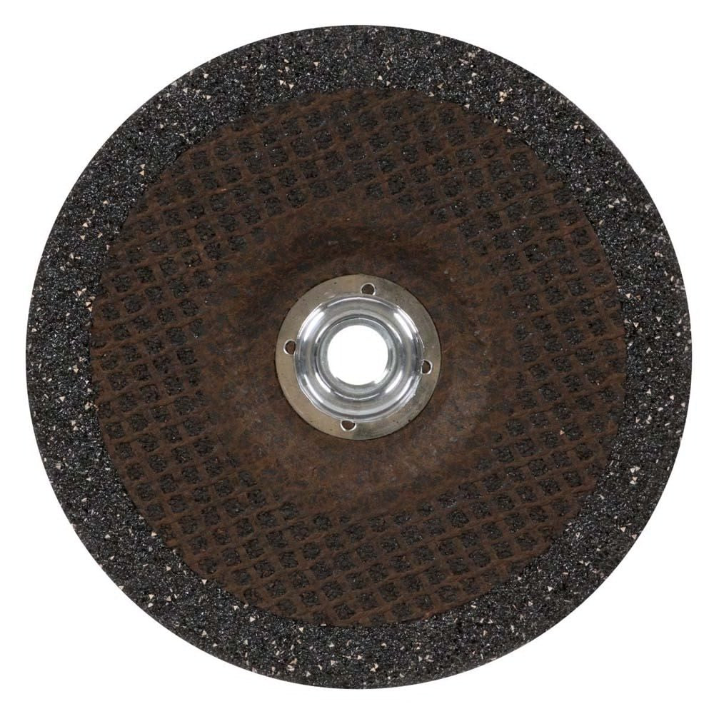 3M 87447 Silver Depressed Center Grinding Wheel, 36+, T27 Quick Change, 6 in x 1/4 in x 5/8 in-11 (7100244821) (20 Pack) - 4