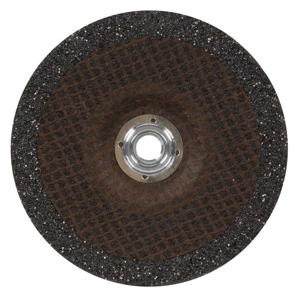3M 87447 Silver Depressed Center Grinding Wheel, 36+, T27 Quick Change, 6 in x 1/4 in x 5/8 in-11 (7100244821) (20 Pack) - 4