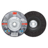 3M 87446 Silver Depressed Center Grinding Wheel, 36+, T27 Quick Change, 5 in x 1/4 in x 5/8 in-11 (7100245020) (20 Pack) - 2