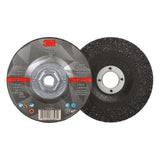 3M 87397 Silver Depressed Center Grinding Wheel, 36+, T27 Quick Change, 4.5 in x 1/4 in x 5/8 in-11 (7100245024) (20 Pack) - 2