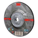 3M 87397 Silver Depressed Center Grinding Wheel, 36+, T27 Quick Change, 4.5 in x 1/4 in x 5/8 in-11 (7100245024) (10 Pack) - 3